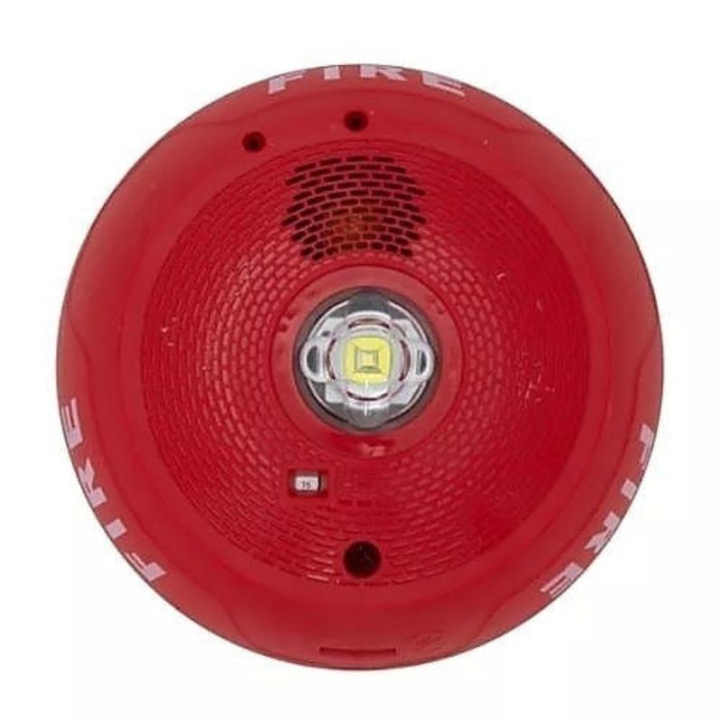 ADI BRK-SCRLED: LED Ceiling Strobe Red Fire Alarm
