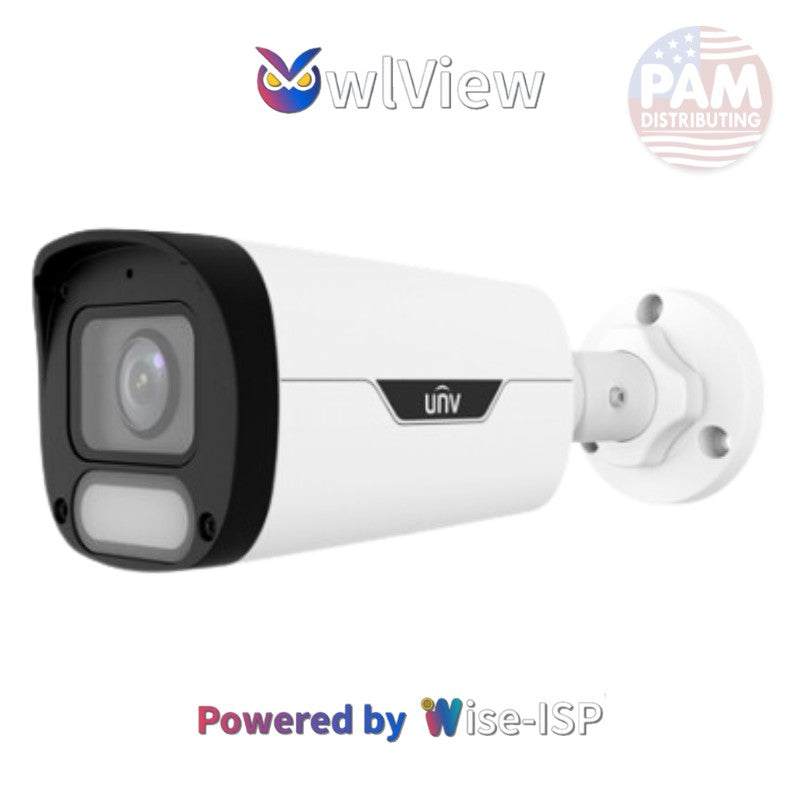 UNIVIEW IPC2314SR-ADF28KM-WP: 4MP ColorHunter Wise-ISP Fixed Eyeball Bullet Camera