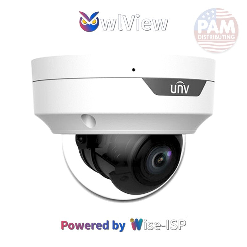 UNIVIEW IPC3514SR-ADF28KM-WP: 4MP ColorHunter Wise-ISP Fixed Eyeball Dome Camera