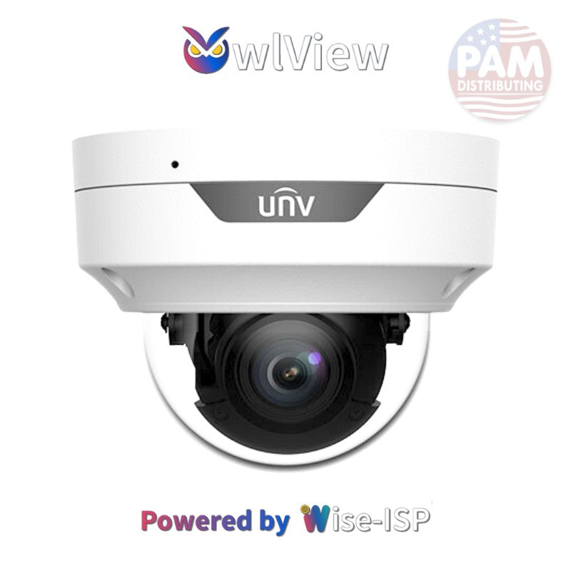 UNIVIEW IPC3514SR-ADF28KM-WP: 4MP ColorHunter Wise-ISP Fixed Eyeball Dome Camera