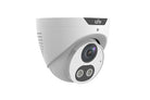 UNIVIEW IPC3618SB-ADF28KMC-I0: 4K 8MP LightHunter Fixed Eyeball Turret Camera with Audible Warning