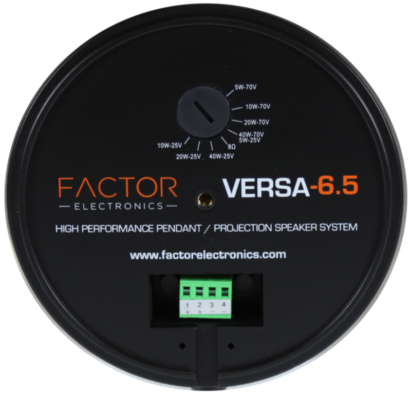 FACTOR VERSA-6.5B: 6.5" Pendant / Surface Mount Speaker System