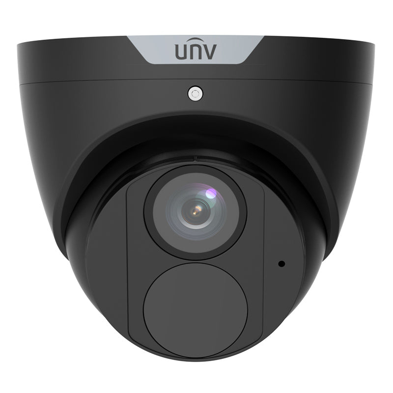 UNIVIEW IPC3614SR3-ADF28KM-G-BK: 4MP IR Fixed Eyeball Turret Camera in Black