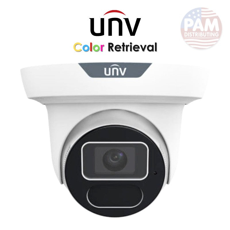 UNIVIEW IPC3615SS-ADF28K-I1: 5MP LightHunter IR Turret Camera with Color Retrieval