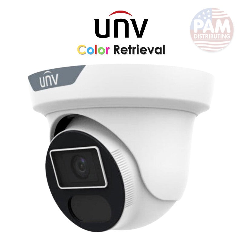 UNIVIEW IPC3615SS-ADF28K-I1: 5MP LightHunter IR Turret Camera with Color Retrieval