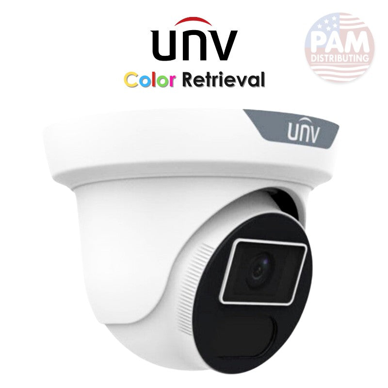 UNIVIEW IPC3615SS-ADF28K-I1: 5MP LightHunter IR Turret Camera with Color Retrieval