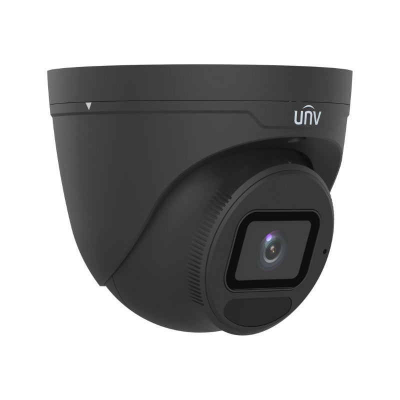 UNIVIEW IPC3634SB-ADZK-I0-BK: 4MP LightHunter IR Turret Camera with Varifocal Lens in Black