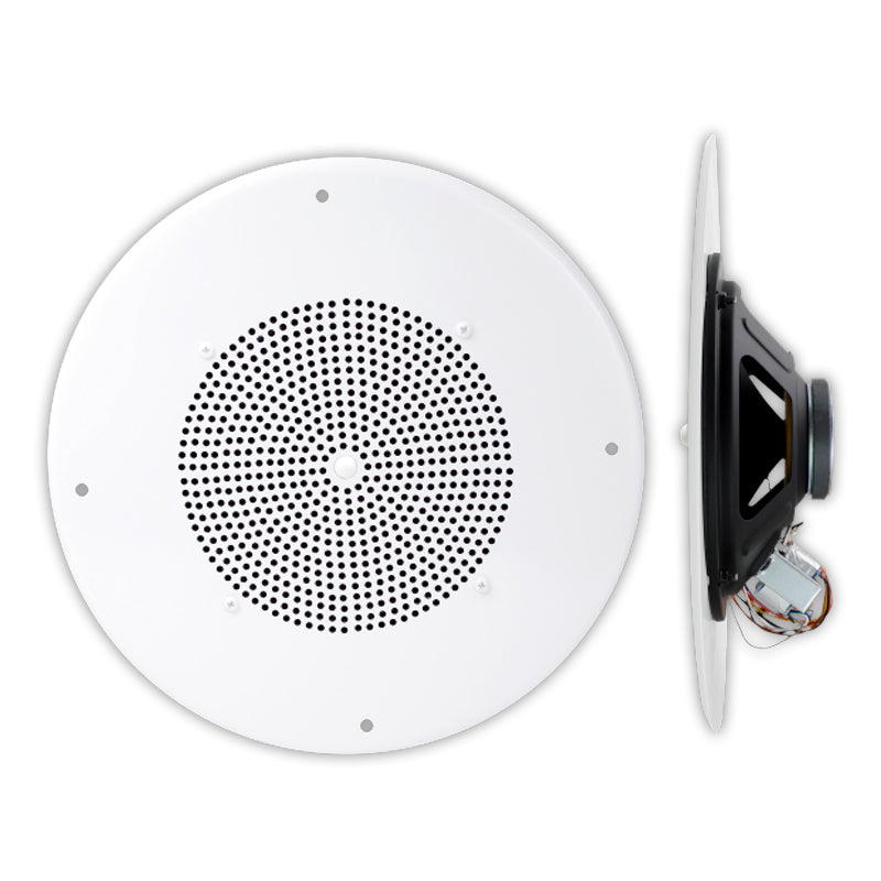 SPECO G86TCG: 8" In-Ceiling Speaker with Volume Control Knob