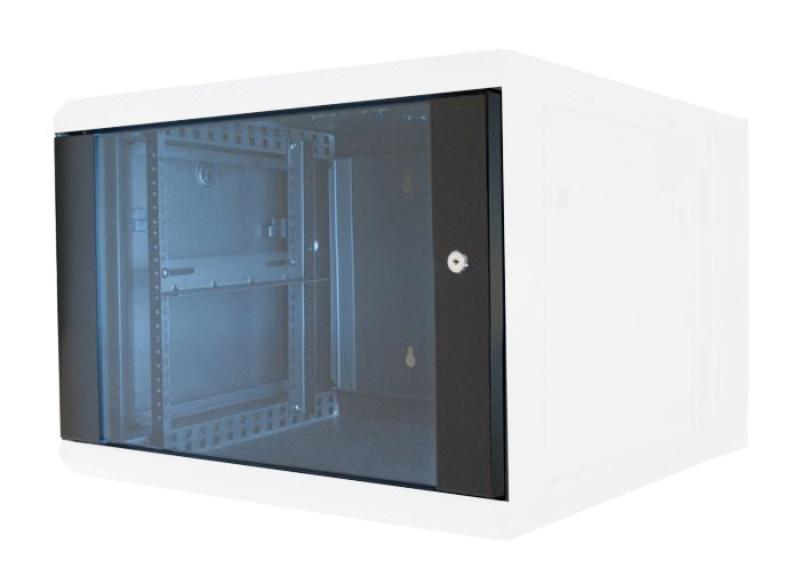 VIDEO MOUNT PRODUCTS ERWENGD-6: 6U Glass Door for ERWEN-6E Wall Cabinet