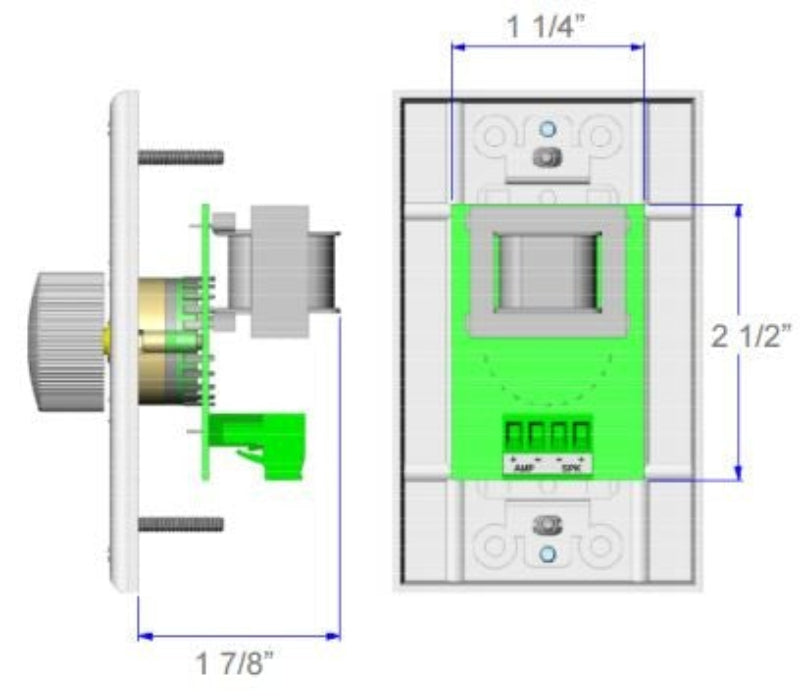 FACTOR VC-75D: Commercial 25/70 Volt Volume Control