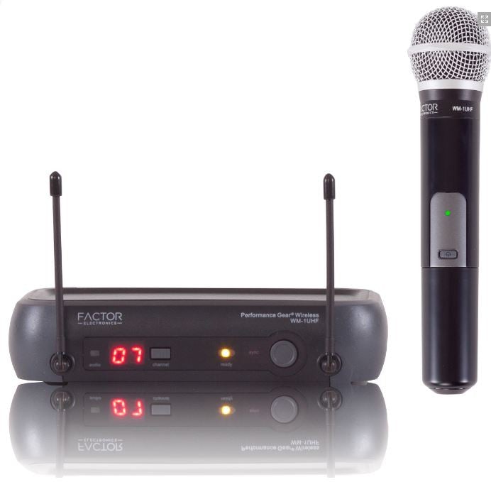 FACTOR WM 1 WIRELESS HAND HELD UHF MIC SYSTEM PAM Distributing Co