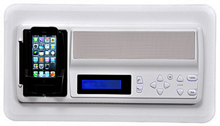 Intrasonic Technology IST MHPAC Retro Intercom, White