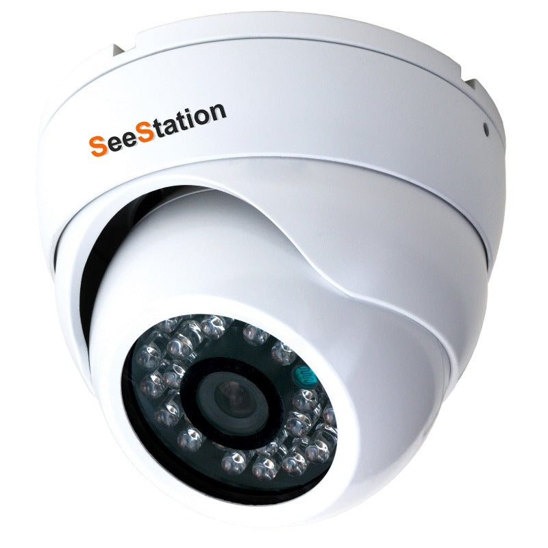 SeeStation CTVI2510AF2-AW: (TVI) 2MP Turret Camera with 3.6mm Auto Iris Lens and 12VDC