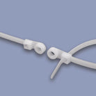 CT-30WSM: Cable Tie w/Mounting Hole: 50 LB, 7 Inch, Natural 1000 Lot